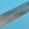 LINIJKA METALOWA 20cm 8' DWUSTRONNA