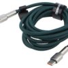 Kabel Usb C Wtyk Z Obu Stron 2M Zielony 100W Catjk-D06