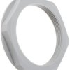 Counter nut, PG13.5, 27 mm, light gray, 53019031