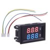 Opencircuit Built-in volt and ampere meter red / blue