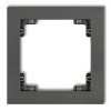 DECO Ramka pojedyncza grafitowy 11DR-1
