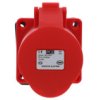 Gniazdo Tablicowe 32A 4P 400V Czerwone Ip44 Żeńskie 70Mm 324-6