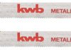 Brzeszczoty do wyrzynarek, do obróbki metalu, HSS, 2 x drobne kwb 611130 2 szt.