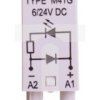 M41G Moduł zabezpieczający podstawka Sygnalizacja: LED 6VDC,24VDC