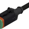 Connection cable, socket, 6 pole, straight to openend, 2m