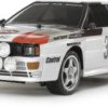 Tamiya TT-02 Audi Quattro Rally Szczotkowy 1:10 Model samochodu RC Elektryczny Tor Napęd na wszystkie koła Do samodzieln