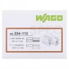 WAGO 224-112 Szybkozłączka przelotowa 2x 1,0-2,5mm2 uniwersalna (na drut / na linkę) 400V/24A ORYGINALNA 100szt.