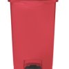 Pojemnik na odpady 68L, kolor: Czerwony, materiał: PE, Rubbermaid Commercial Products