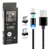 KABEL USB 3W1 MAGNETYCZNY CZARNY