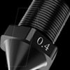 80002871002 3D printing, hardened steel nozzle, 0.4 mm, Creator 3P/4/Guider