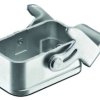 Surface mount housing, size Han-Compact, zinc die casting, longitudinal bow locking, IP65, 09120080303