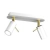 Lampa sufitowa PRESTON GOLD/WHITE 2x mini GU10 MLP7631 Milagro