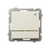 SONATA Wyłącznik krzyżowy z podświetleniem IP20 ecru ŁP-4RS/m/27 OSPEL