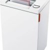 Ideal Office 2465 Niszczarka 21 ark. Cięcie na paski 4 mm P-2 35 l Niszczy także spinacze do papieru, płyty CD, płyty DV