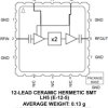 Aerospace, GaAs, PHEMT, MMIC, x2 Active Multiplier, 8 GHz to 22 GHz Fout