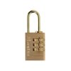Master Lock 620EURD Brass Finish 20mm 3-Digit Combination Padlock