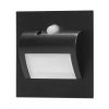 Oprawa LED schodowa DRACO NEW CZ z czujnikiem, 1,5W czarna