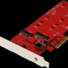 PEX2M2 2 Port M.2 SATA PCI Express Card