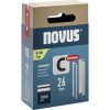 Novus 042-0804 Narrow Crown Staples, 1000 pieces, 26mm x 6.1mm