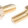 Śruba z łbem sześciokątnym gwint M5 10mm skok 0.80mm Mosiądz Sześciokątny RS PRO