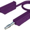 Przewód pomiarowy Hirschmann Test & Measurement MLN 50/2,5 VI, fioletowy