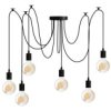 Lampa Wisząca Sufitowa Arane Pająk 6 Ramion Do Led 6X E27 Lumiled