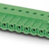 Socket header, 2 pole, pitch 5.08 mm, straight, green, 1786404
