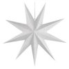 Dekoracje- Gwiazda Papierowa, Srebrna, 60 Cm, Na Żarówkę E14, Ip20 Dcaz09