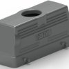 Housing, size HB24, die-cast aluminum, M25, angled/straight, clip locking, IP65, T1220240125-000