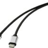 Renkforce Kabel USB Złącze męskie USB-C®, Złącze męskie Lightning 2.00 m czarny RF-4353448