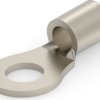 Uninsulated ring cable lug, 2.62-6.64 mm², AWG 12 to 10, 5 mm, metal, 323680