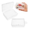Plastikowe pudełeczko 67x49x23mm - zamykany pojemniczek - Organizer