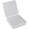 Quadrios 23SA081 Organiser Box 12.5x12.5x3.5cm Clear Secure Clip Lock