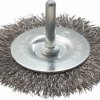 Szczotka druciana tarczowa z trzpieniem 75 mm, INOX