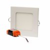 Panel LED podtynkowy kwadrat 6W biały