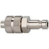 Nipple, L 25 mm, 35 bar, brass, nickel-plated, for jacks, 107101
