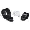 Cable clamp, closed, max. bundle Ø 9.5 mm, PA, black, (W) 10 mm, 211-60004