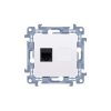 Gniazdo komputerowe RJ45 pojedyncze białe C61.01/11 Kontakt Simon10