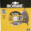 IRONSIDE 241011 Tarcza tnąca diamentowa Średnica 115 mm 1 szt.
