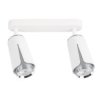 Lampa Sufitowa Flower White Chrome Spot 2Xgu10 Ml0273 Milagro
