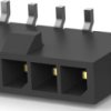 Pin header, 5 pole, pitch 3 mm, straight, black, 2-1445087-5