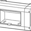Akcesoria do koryt kablowych Listwa szynowa odgałęźnika BD01 265 x 160 x 124mm Siemens