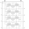 Four-bit bidirectional voltage-level shifter for open-drain and push-pull applications