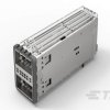 TE Connectivity Wtykowe złącze we/wyseria: zQSFP+/QSFP28 ZQSFP+typ: Zespół klatkityp: Lutowiel. portów: 2 76-pinowe