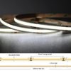 Taśma LED LED-COB-12V/8W-CW/5M - 6500K MW Lighting