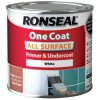 Ronseal 36999 One Coat All Surface Primer & Undercoat Interior White 750ml
