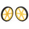 Pololu Wheel 80x10mm Pair - Yellow