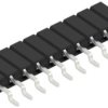 Socket header, 10 pole, pitch 2.54 mm, straight, BLLP7SMD10Z