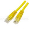 Patchcord UTP, kat6, 1,0m, żółty