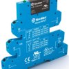 Moduł styczników sprzęgających Finder 2 A 24 V DC SPNO PLC, montaż na szynie DIN